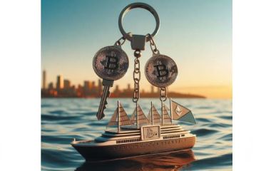 Брелок яхта ⛵ — купити за криптовалюту