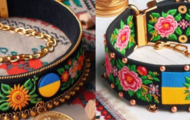 Чокер с орнаментом и вышивкой купить за криптовалюту