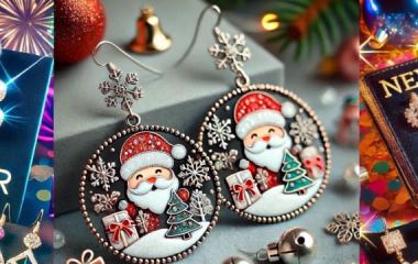 Сережки Новорічні / Новий Рік / Зимові купити за криптовалюту