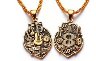 Парные подвески и кулоны для меломана 🎧 купить за криптовалюту