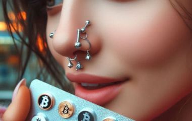 Сережки для пірсингу носа купити за криптовалюту
