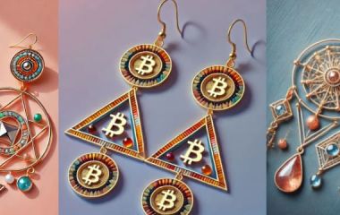 Сережки Геометрія купити за криптовалюту