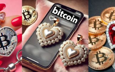 Сережки серце купити за криптовалюту