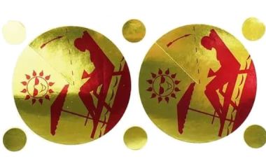 Наклейки на груди (стікіні для солярію)