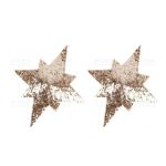 Наклейки на грудь Звезды с Блестками