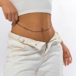 Чорний ланцюжок на живіт