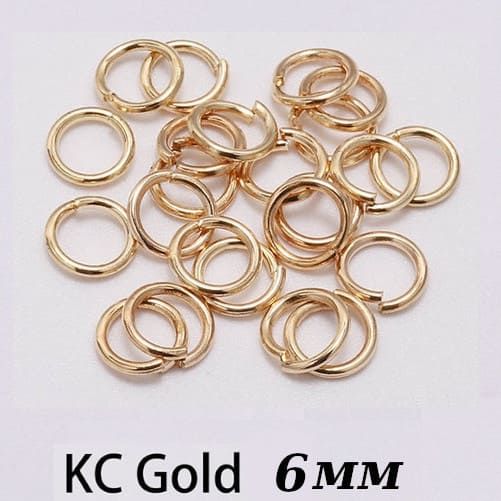З'єднувальні кільця (KC gold 6 мм)