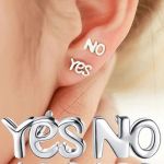 Серьги Yes No