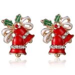 Серьги Рождественские колокольчики
