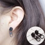 Серьги Застежка Молния