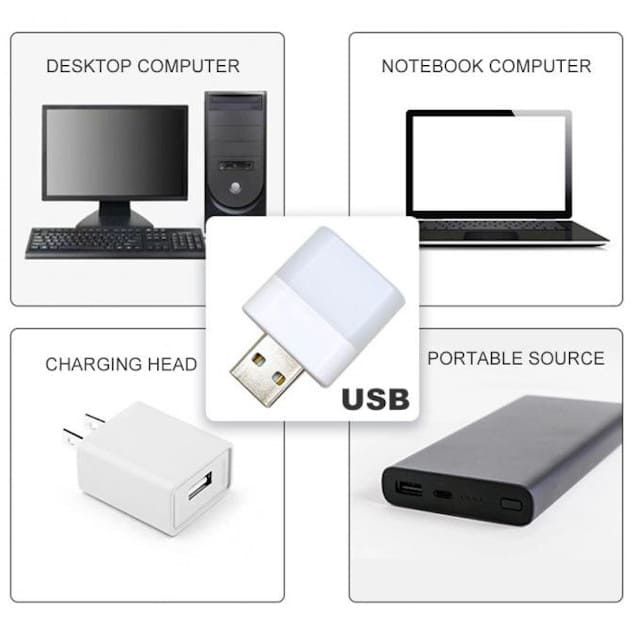 Світлодіодна лампа usb 5v 1w (5в 1вт) для Повербанка