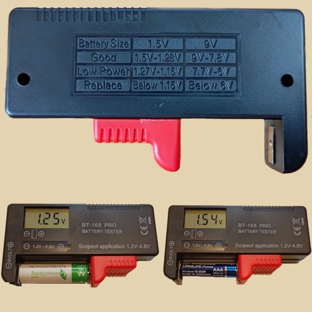 Тестер Батарейок та Акумуляторів BT-168 PRO