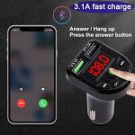 Автомобильный FM-трансмиттер Bluetooth + MP3 +2 USB + SD