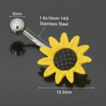 Пирсинг пупка Подсолнух🌻