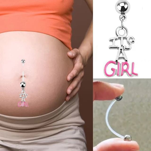 Пірсинг для вагітних Це Дівчинка / It's a GIRL