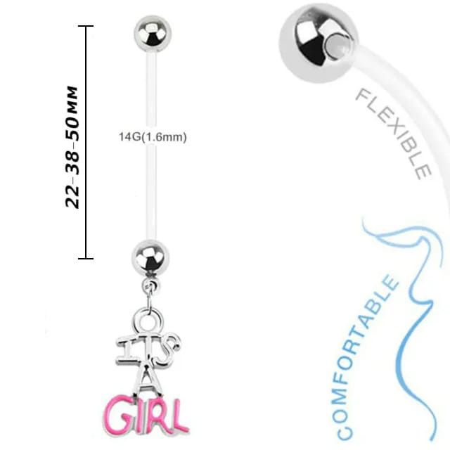 Пірсинг для вагітних Це Дівчинка / It's a GIRL