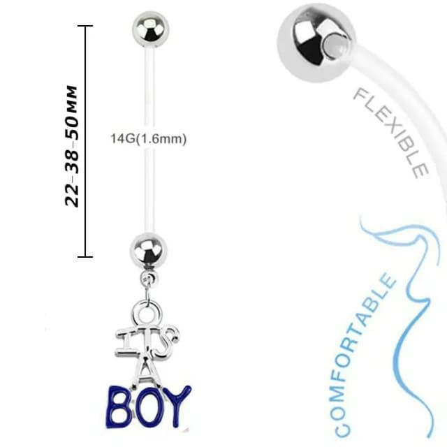 Пірсинг для вагітних Це Хлопчик / It's a BOY