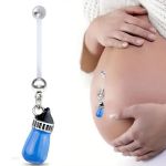 Пірсинг для вагітних Пляшка для годування 👩🏼‍🍼 Хлопчик - колір Блакитний