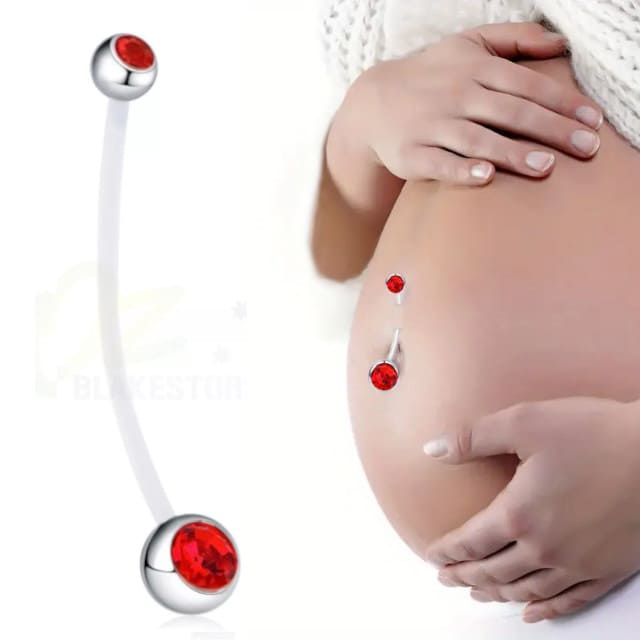 Пірсинг пупка для вагітних🤰