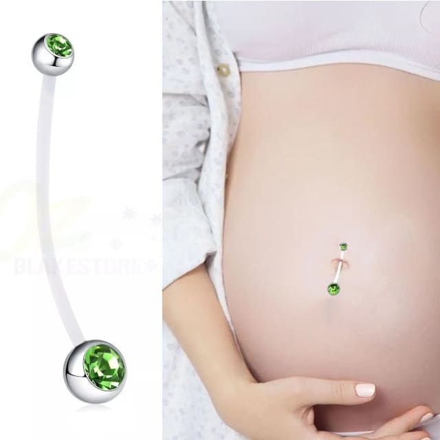 Пірсинг пупка для вагітних🤰