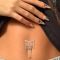 Пірсинг пупка Шанель / Chanel