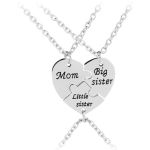 Кулон для троих Mom Big sister Little sister