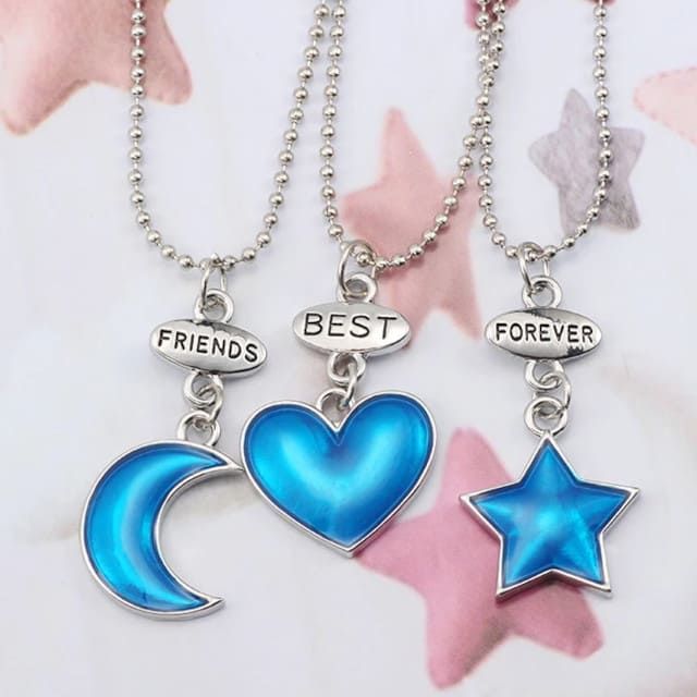Кулони для трьох друзів "Best Friends Forever"